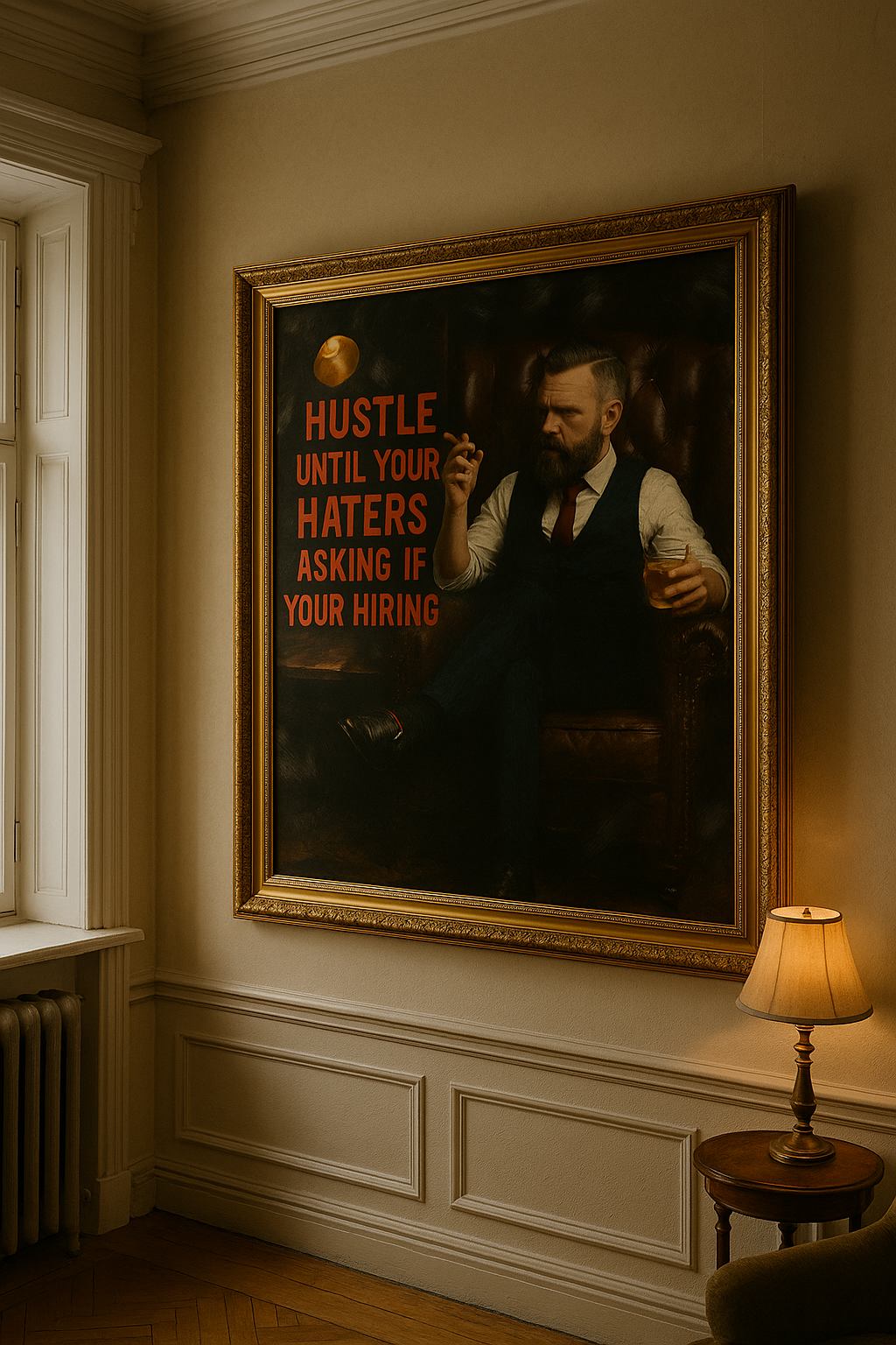 "HUSTLERS HATING" POSTER