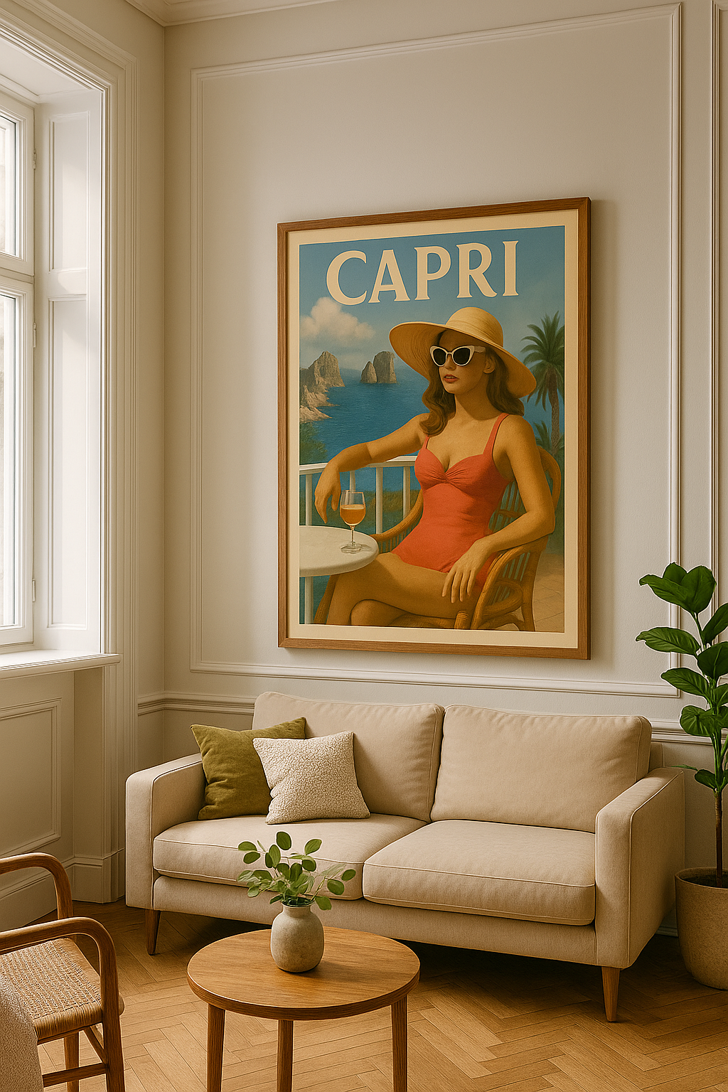 "CAPRI WEEKEND" POSTER