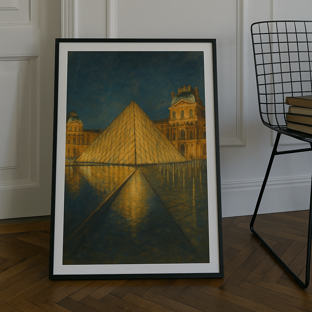 "LOUVREN SECRET" POSTER