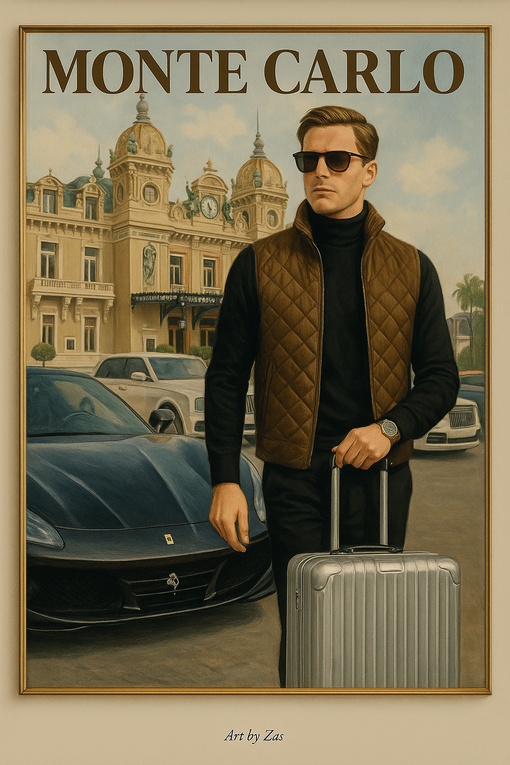 "MONTE CARLO CASINO" POSTER