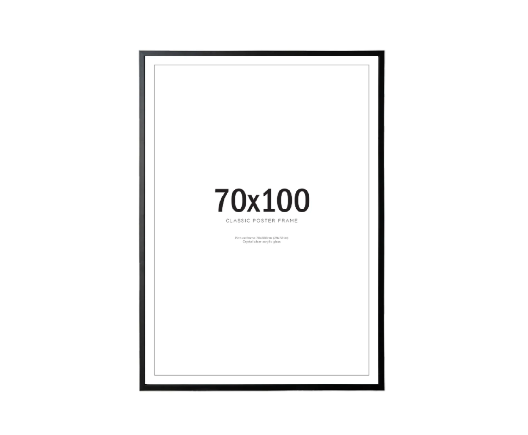 WOODEN FRAME - BLACK