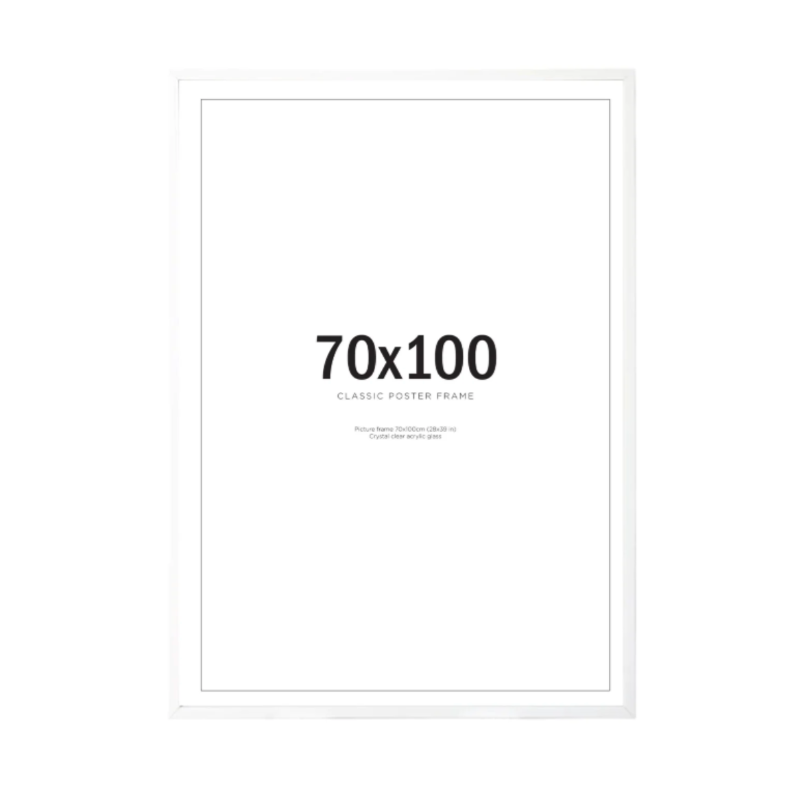 WOODEN FRAME - WHITE